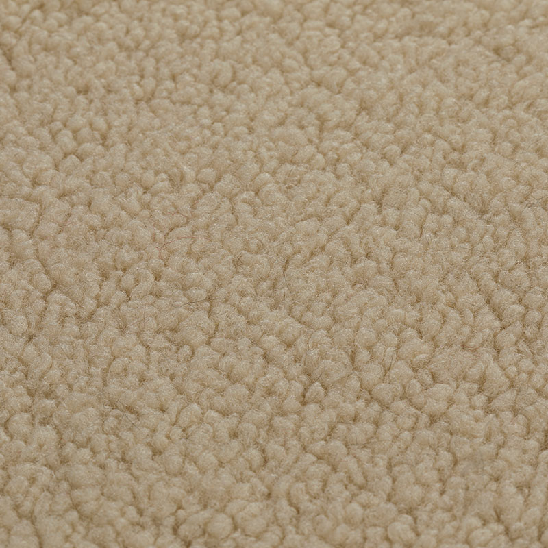 21HP0015 beige warp-knitted polyester fur