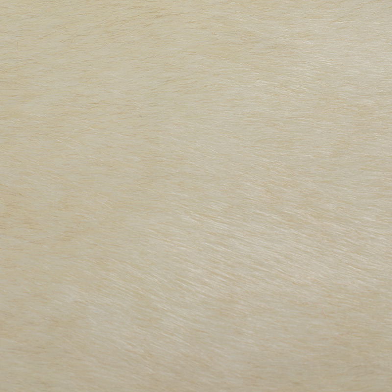 13HD0717-3 cream whit faux fox fur plain fur