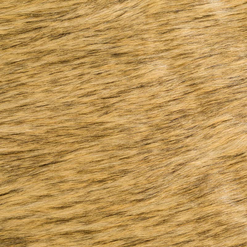 21HD0530-4 faux racoon fur tip-dying long pile fur