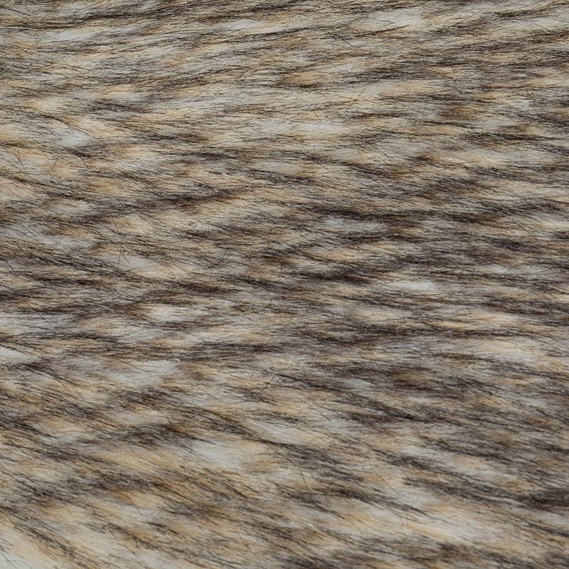 13HD0615-2 grey tip-dying jacquard fur high quality plush fur