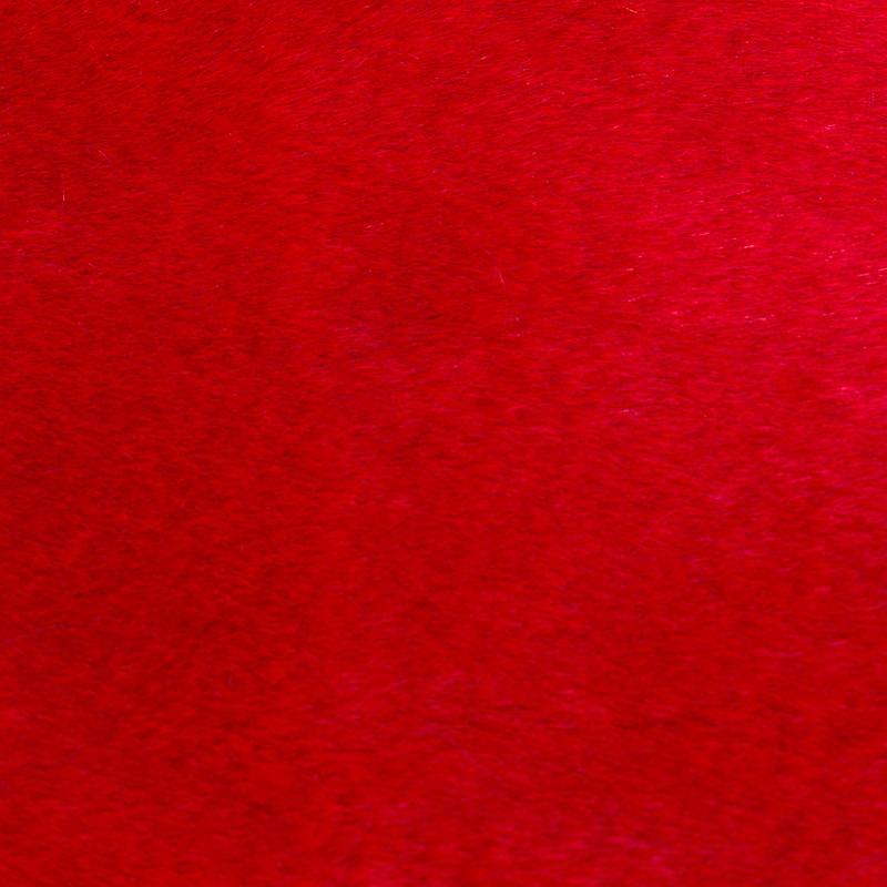 15HD0908-2 red faux fox fur high pile fur