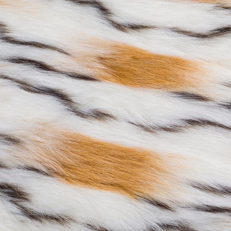 18HD0529-1 three-color jacquard fur fabric long pile plush