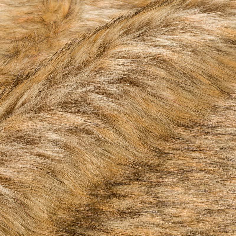 18HD0702-7 tip-dying faux racoon fur jaquard fur 