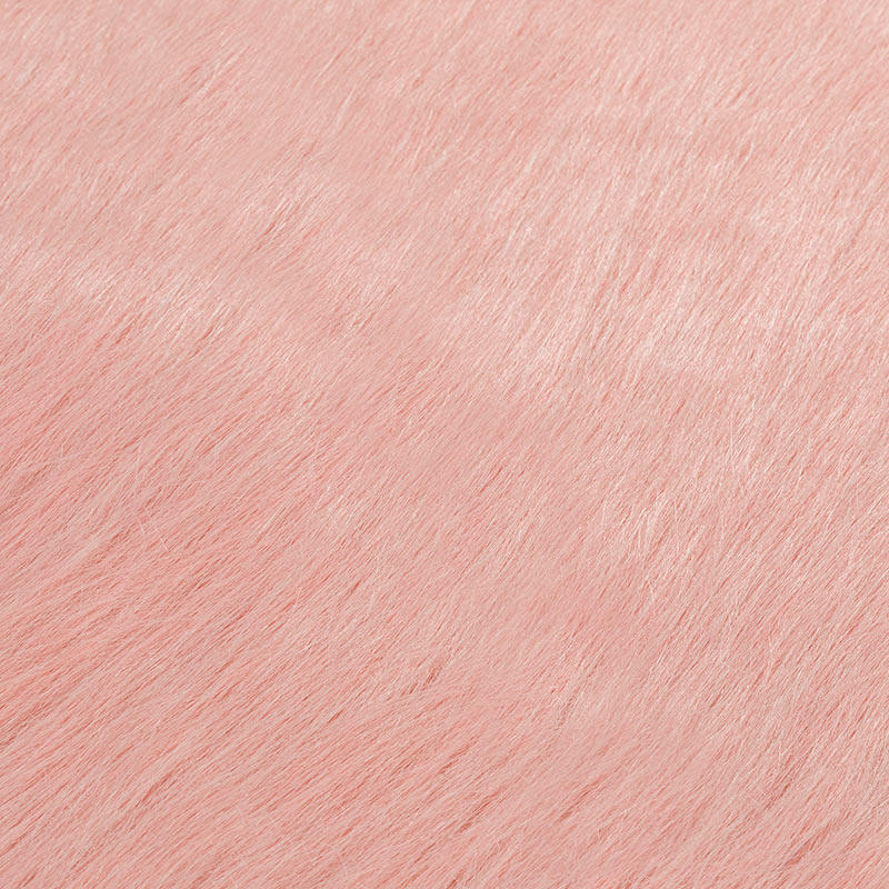 21HD0507-4 pink fake fox fur palin plush fur