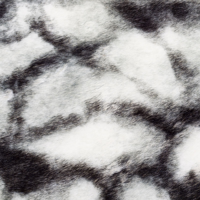 SF166-8 printed jacquard fur for garment