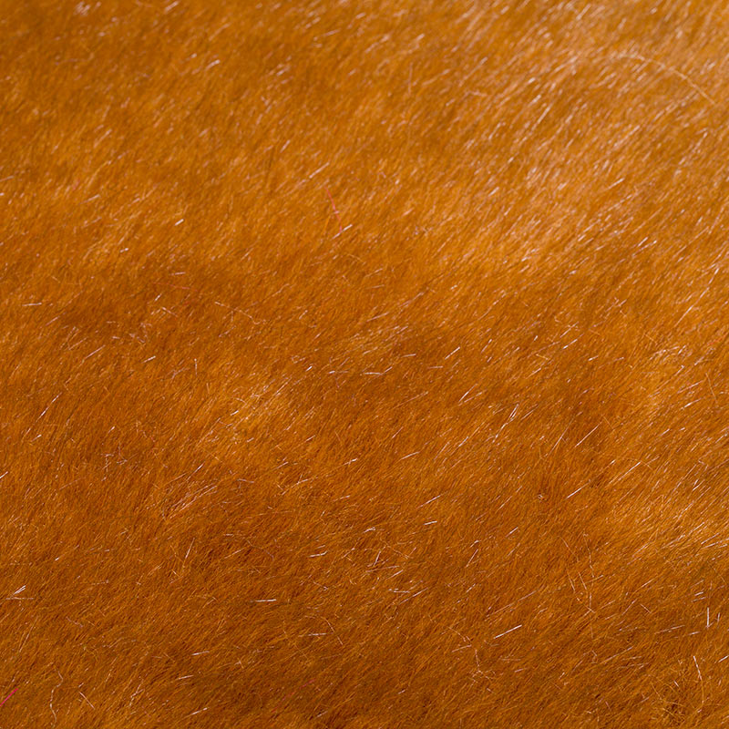 11HH0612-3 yellow and brown tip-dying plush fur