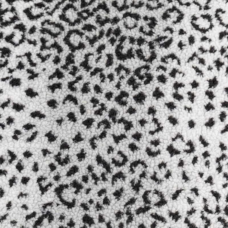 20H0619-9 Leopard jacquard Faux Lamb Fur