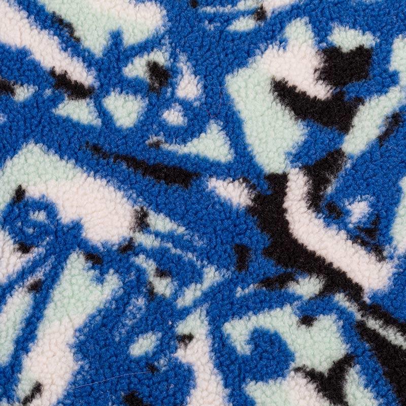 21H0621-1 sky blue camouflage lamb fur jacquard fur