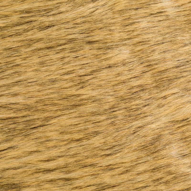 21HD0530-4 faux racoon fur tip-dying long pile fur